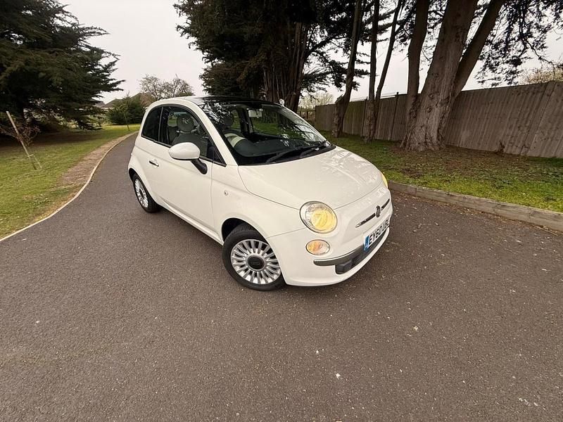 Used Fiat 500 Lounge 69 HP (50 kW) 2010 White Hatchback