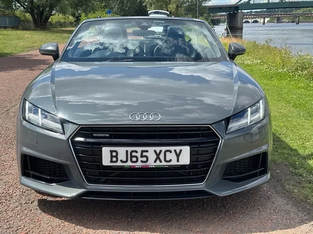 Used Audi TT Roadster S-Line 230 HP (169 kW) 2015 Grey Cabriolet