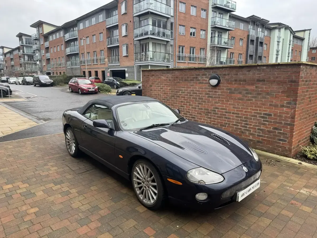 Used Jaguar XKR S 400 HP (294 kW) 2006 Blue Cabriolet