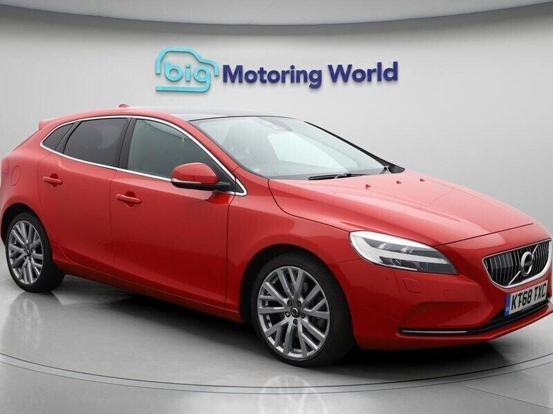 Red Used 2019 Volvo V40 Inscription Estate | £12,400 (Fair price) - Image 1/4
