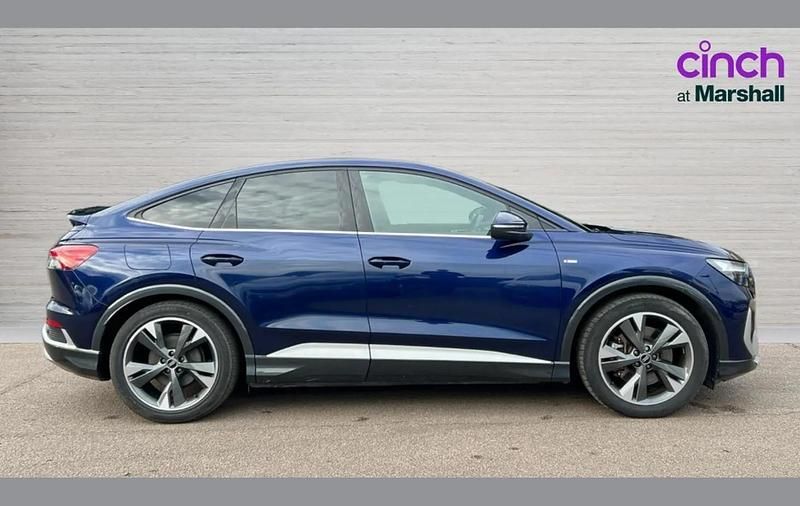 Used Audi Q4 Sportback e-tron S-Line 150 kW (204 HP) 2023 Blue SUV