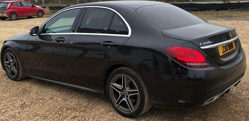 Used Mercedes C220 AMG Line Premium 194 HP (142 kW) 2019 Black Sedan