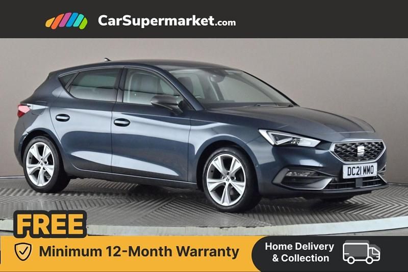 Grey Used 2021 Seat Leon FR Hatchback | £14,197 (Fair price) - Image 1/4
