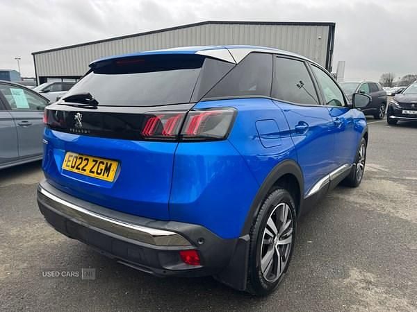 Second-hand Peugeot 3008 Allure 129 CP (94 kW) 2022 Albastru Hatchback
