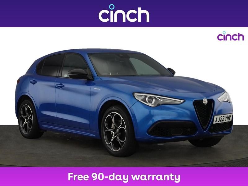 Blue Used 2022 Alfa Romeo Stelvio Veloce SUV | £25,199 (Expensive) - Image 1/3
