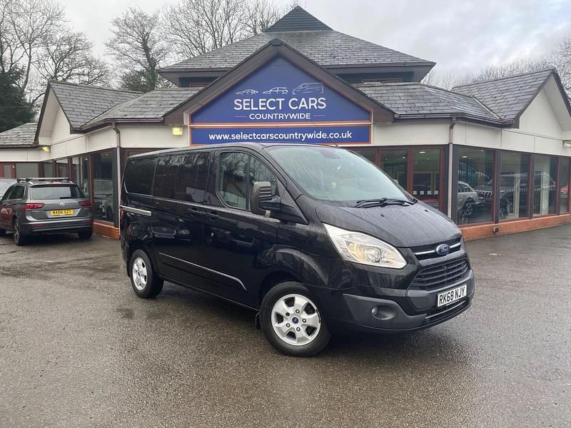Black Used 2018 Ford Transit Custom Limited Estate | £16,995 (Super price) - Image 1/4
