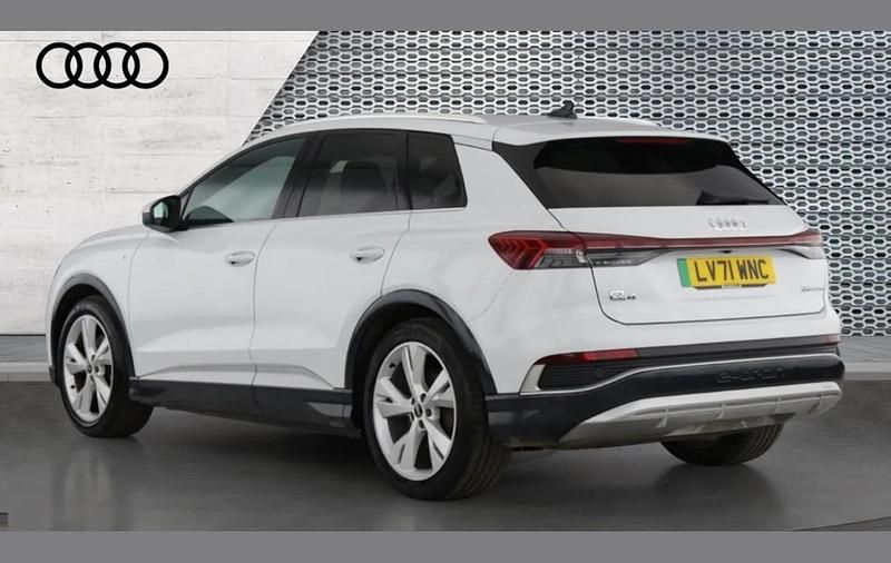 Used Audi Q4 e-tron S-Line 125 kW (170 HP) 2021 White SUV
