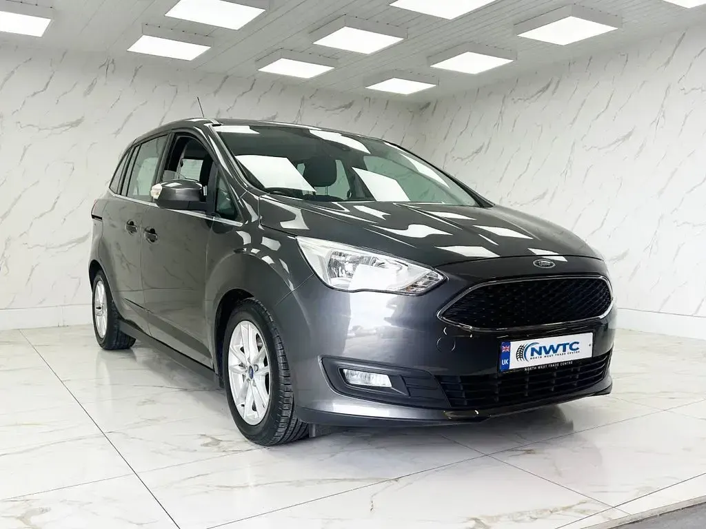 Used Ford Grand C-Max Zetec 125 HP (91 kW) 2016 Grey MPV