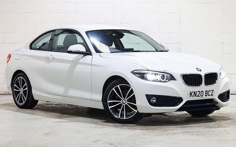 Used BMW 218 Sport Line 150 HP (110 kW) 2020 White Coupe