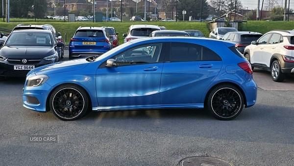 Used Mercedes A220 AMG 2014 Blue Hatchback