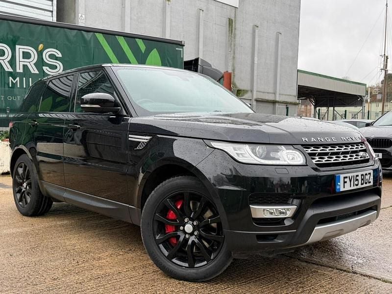 Black Used 2015 Land Rover Range Rover Sport HSE SUV | £14,600 (Good price) - Image 1/4