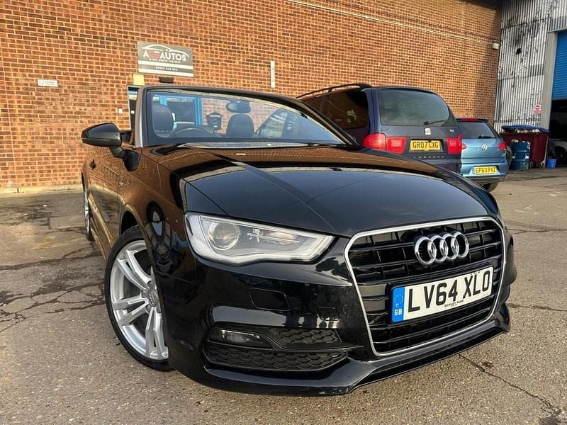 Used Audi A3 Cabriolet S-Line 110 HP (80 kW) 2014 Black Cabriolet