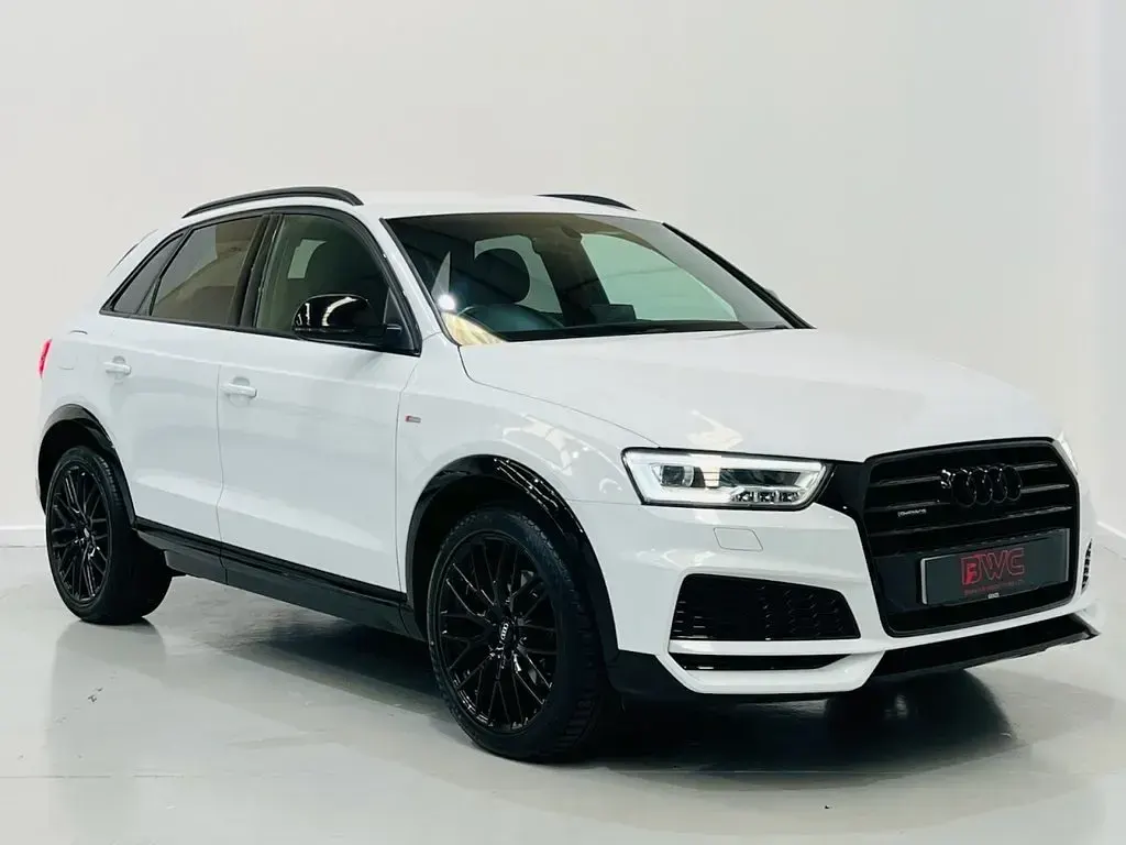 Used Audi Q3 Black Edition 150 HP (110 kW) 2017 White SUV