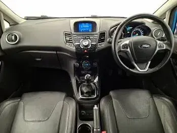 Used Ford Fiesta Titanium 95 HP (69 kW) 2015 Blue Hatchback