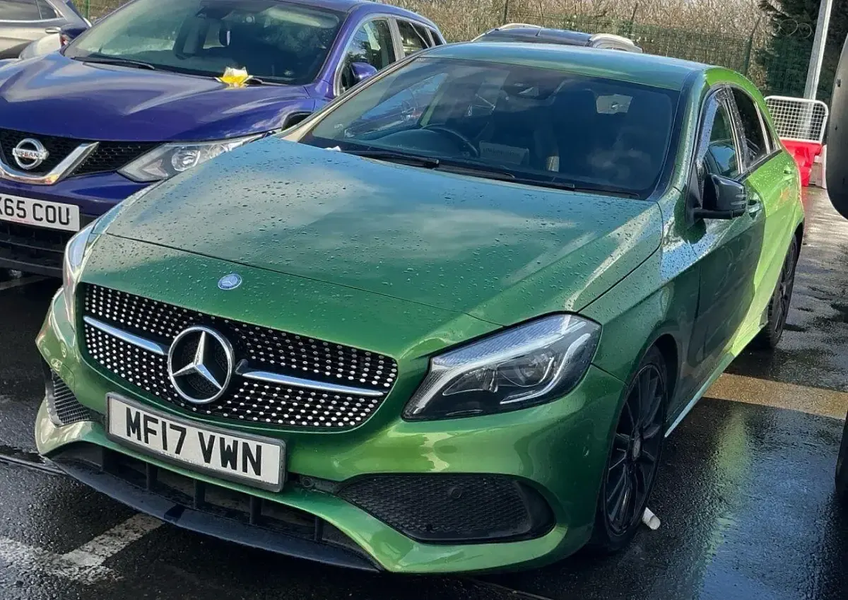 Used Mercedes A200 AMG Line Premium 2017 Green Hatchback