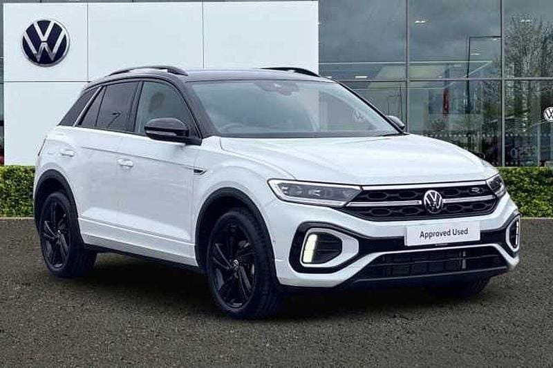 White Used 2025 VW T-Roc Black Edition SUV | £29,415 (Expensive) - Image 1/4