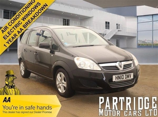 Black Used 2010 Vauxhall Zafira MPV | £2,650 (Fair price) - Image 1/1