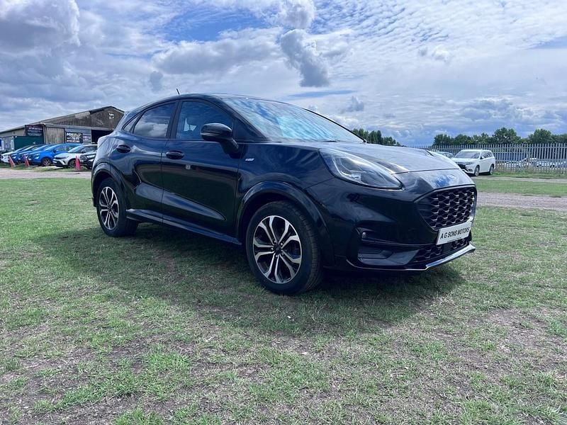 Black Used 2021 Ford Puma Gen-E ST-Line Hatchback | £8,995 - Image 1/4