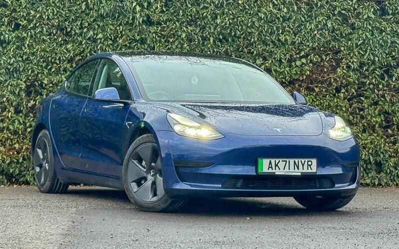 Used Tesla Model 3 Standard Range 366 kW (498 HP) 2021 Blue Sedan