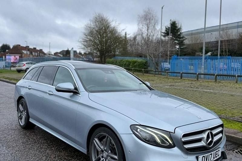 Used Mercedes E220 AMG line 2017 Silver Estate