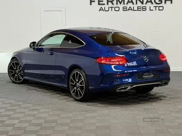 Used Mercedes C220 AMG Line Premium 2021 Blue Coupe