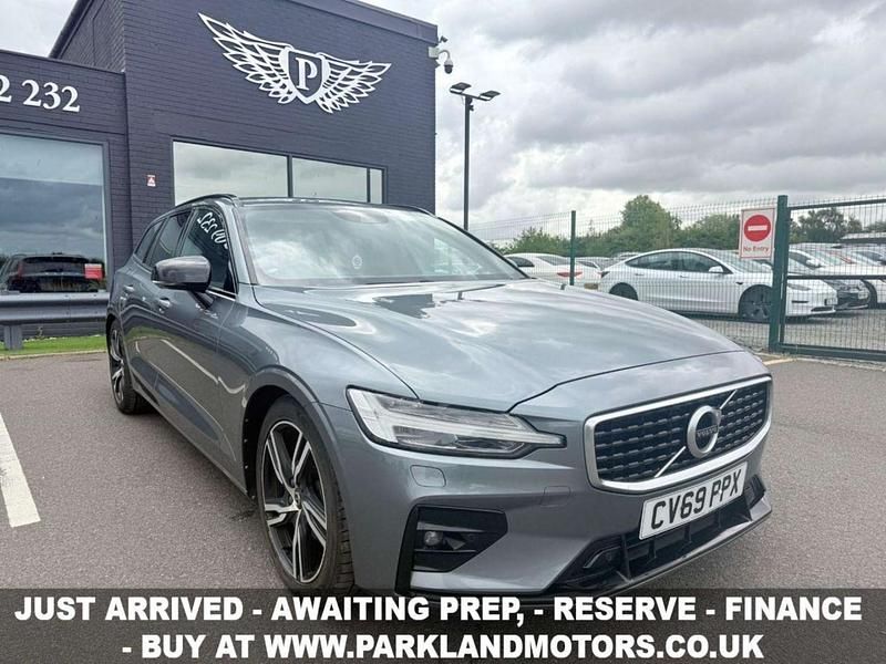 Grey Used 2019 Volvo V60 R-Design Estate | £13,197 (Fair price) - Image 1/4