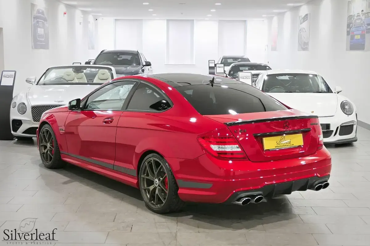 Used Mercedes C63 AMG Edition 507 HP (372 kW) 2015 Red Coupe