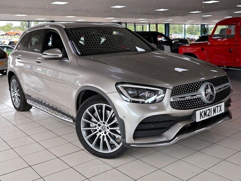 Silver Used 2021 Mercedes GLC220 AMG Line Premium Estate | £27,989 (Fair price) - Image 1/4