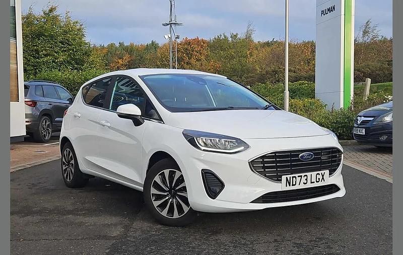 White Used 2023 Ford Fiesta Titanium Hatchback | £12,995 (Good price) - Image 1/4