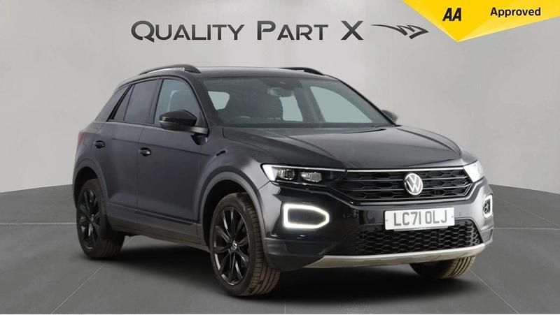 Used VW T-Roc Black Edition 150 HP (110 kW) 2021 Black SUV