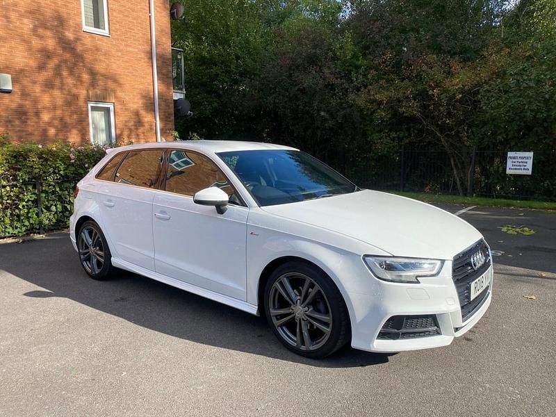 White Used 2018 Audi A3 S-Line Hatchback | £10,995 (Fair price) - Image 1/4