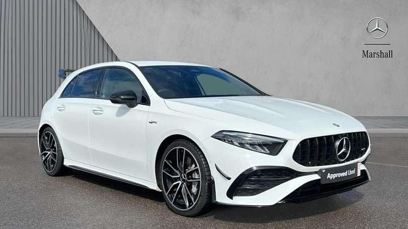 White Used 2025 Mercedes A35 AMG Edition Hatchback | £36,980 (A bit pricey) - Image 1/4