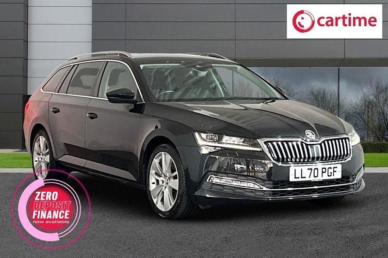 Black Used 2020 Skoda Superb SE L Estate | £16,750 (Fair price) - Image 1/3
