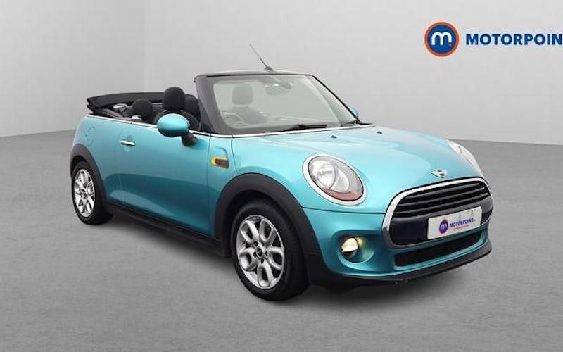 Turquoise Used 2017 Mini Cooper Cabriolet Pepper Cabriolet | £9,249 (Fair price) - Image 1/4