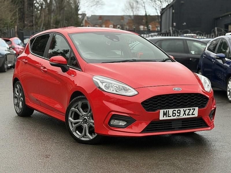 Used Ford Fiesta ST-Line X 100 HP (73 kW) 2019 Red Hatchback
