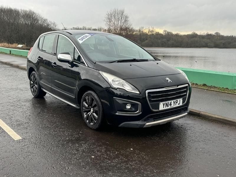 Black Used 2014 Peugeot 3008 Active Hatchback | £2,450 (Good price) - Image 1/4