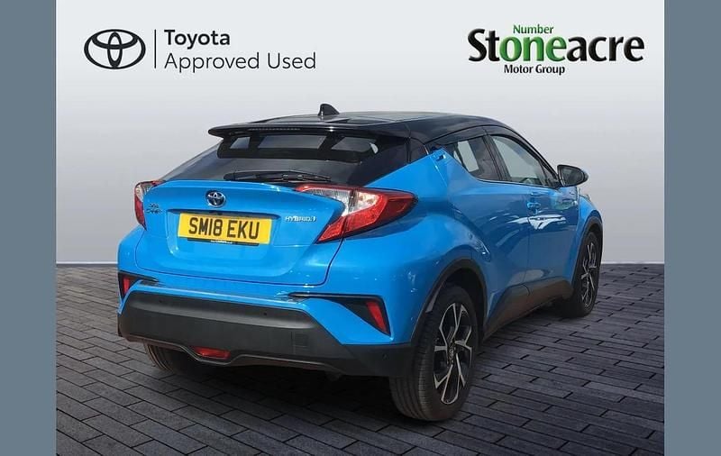 Second-hand Toyota C-HR Design 122 CP (89 kW) 2018 Albastru SUV