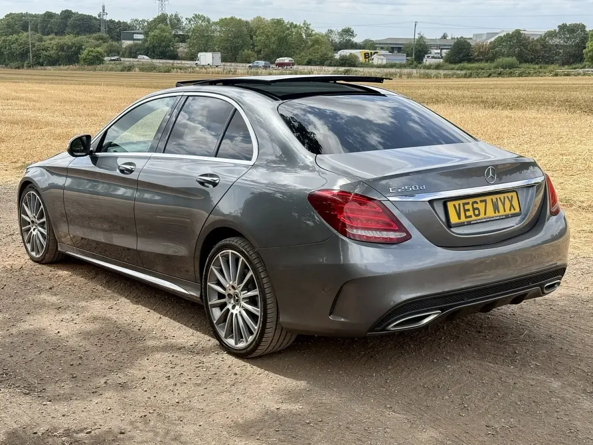 Used Mercedes C250 AMG line 2018 Grey Sedan