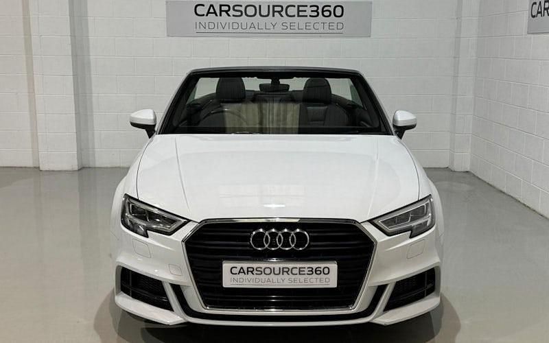 Used Audi A3 Cabriolet S-Line 150 HP (110 kW) 2019 White Cabriolet