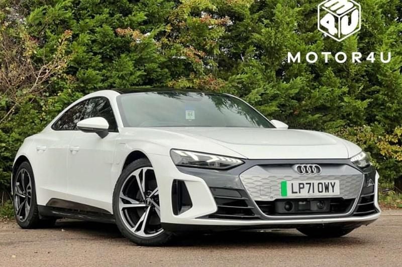 White Used 2022 Audi e-tron GT quattro Comfort Sedan | £36,990 (Super price) - Image 1/1