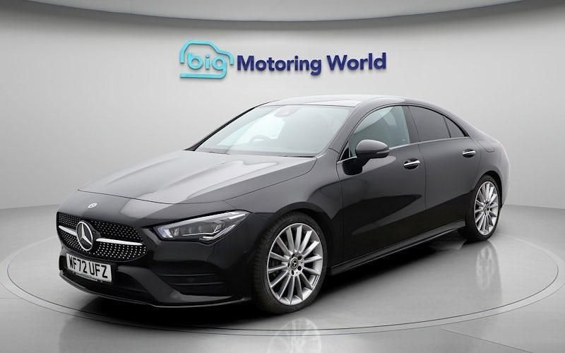 Used Mercedes CLA180 AMG line 136 HP (100 kW) 2022 Black Sedan