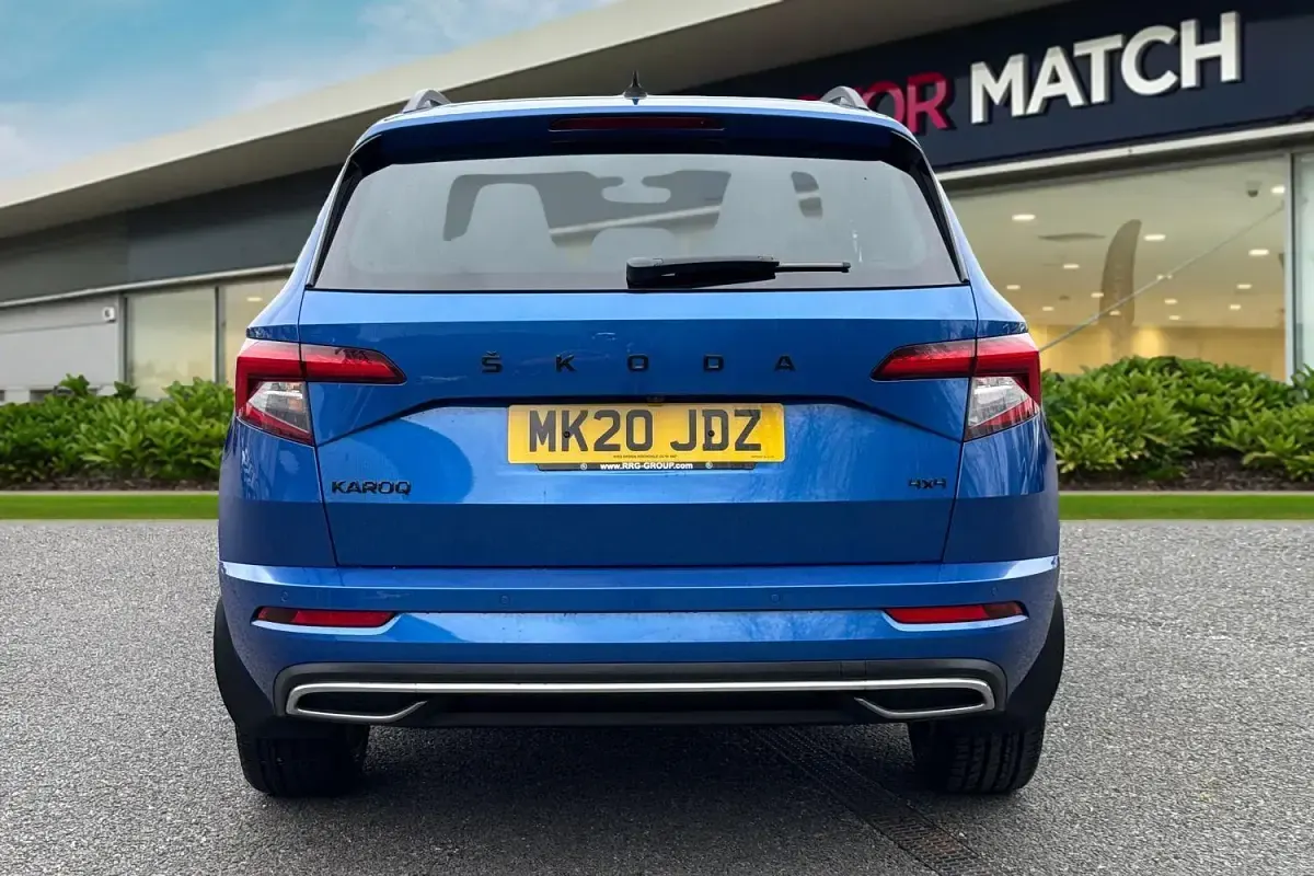 Używany Skoda Karoq SportLine 2020 Niebieski SUV