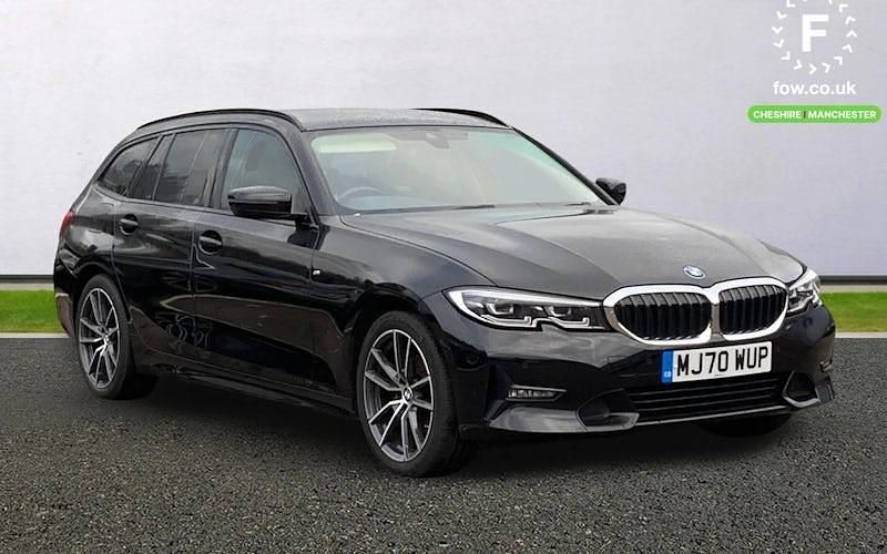 Used BMW 320 Sport Line 184 HP (135 kW) 2020 Black Estate
