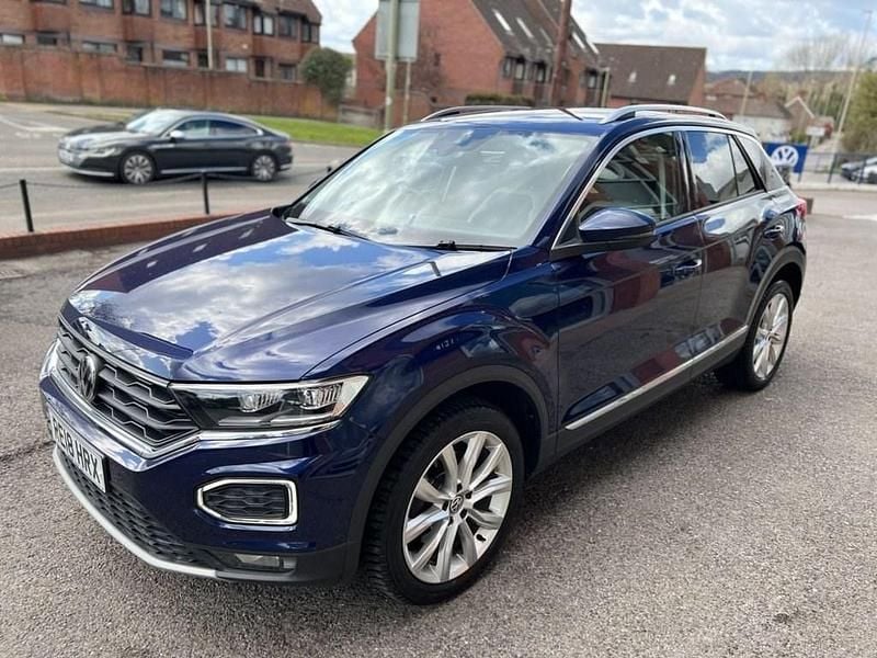 Used VW T-Roc SEL 150 HP (110 kW) 2018 Blue SUV