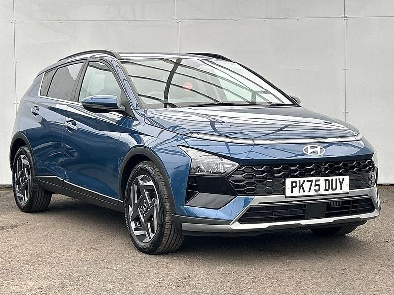 Blue New 2025 Hyundai Bayon Ultimate SUV | £20,251 (Fair price) - Image 1/4