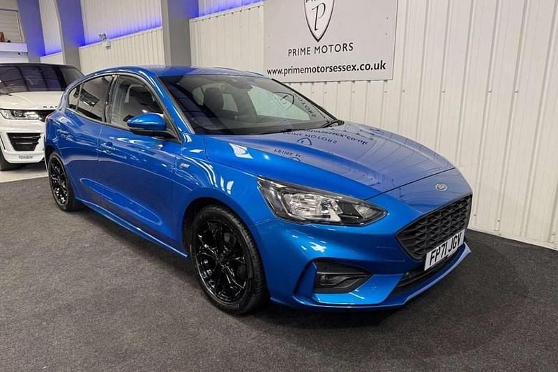 Blue Used 2021 Ford Focus ST-Line Hatchback | £12,749 (Fair price) - Image 1/1