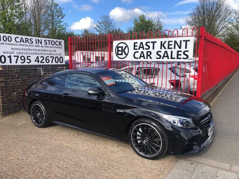 Begagnad Mercedes C43 AMG Premium Plus 2019 Svart Sportkupé