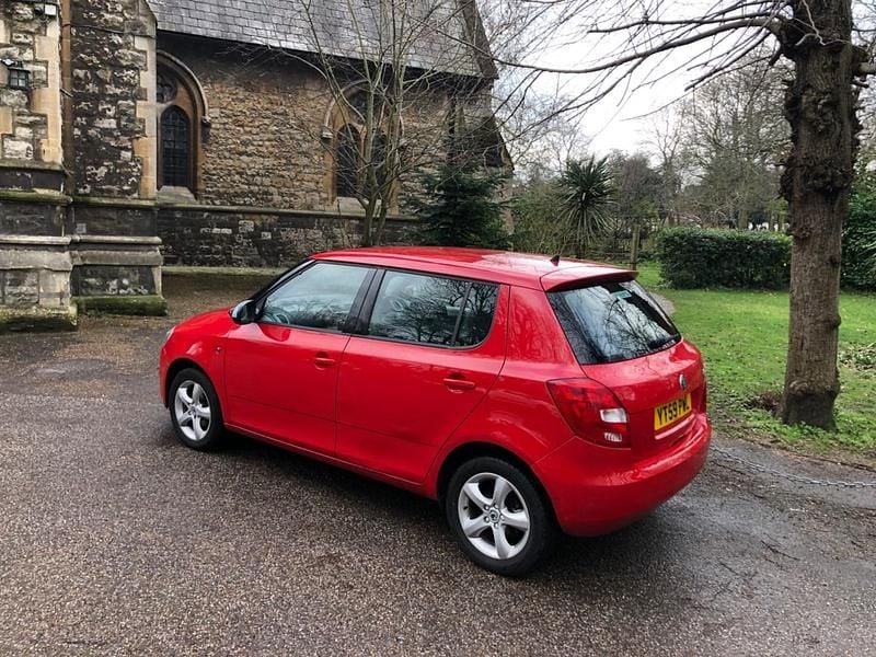 Used Skoda Fabia 2009 Red Hatchback