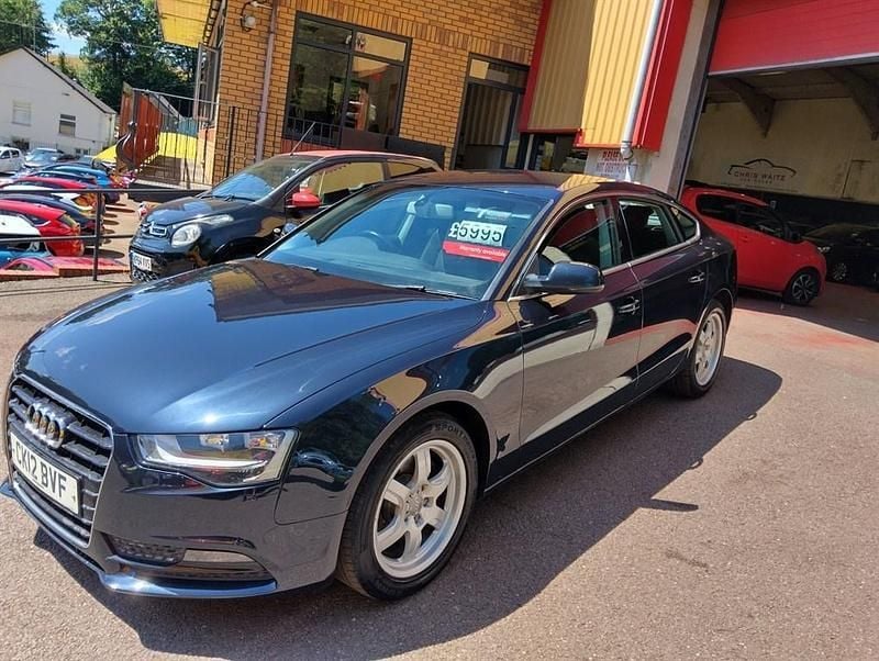 Blue Used 2012 Audi A5 Sportback Hatchback | £4,995 (Good price) - Image 1/4