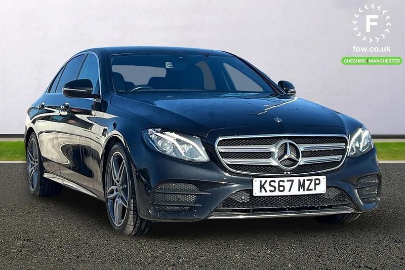 Used Mercedes E220 AMG line 194 HP (142 kW) 2017 Black Sedan